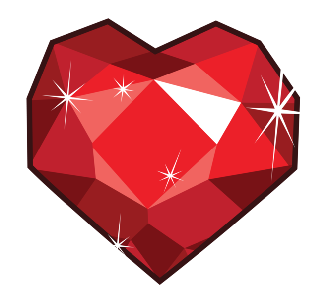 Size: 900x809 | Tagged: artist:fureox, derpibooru import, fire ruby, gem, heart shaped, no pony, object, ruby, safe, simple background, transparent background, vector