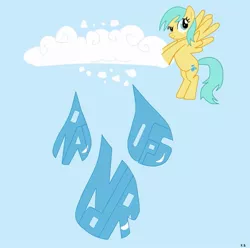 Size: 897x890 | Tagged: artist:sallycars, cloud, cutie mark, derpibooru import, safe, solo, sunshower raindrops, typography