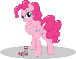 Size: 3380x2655 | Tagged: artist:up1ter, battery, battery slot, implied insertion, pinkie pie, plot, simple background, suggestive, toy, transparent background, unfortunate design, vector, walkin' talkin' pinkie pie