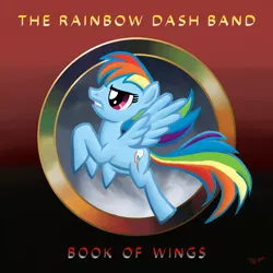 Size: 800x800 | Tagged: album cover, artist:kefkafloyd, book of dreams, derpibooru import, parody, ponified, ponified album cover, rainbow dash, safe, the steve miller band