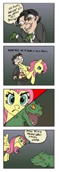 Size: 749x2175 | Tagged: artist:sailorsun546, basilisk, comic, crossover, derpibooru import, fluttershy, glasses, harry potter, safe, the stare, tom riddle