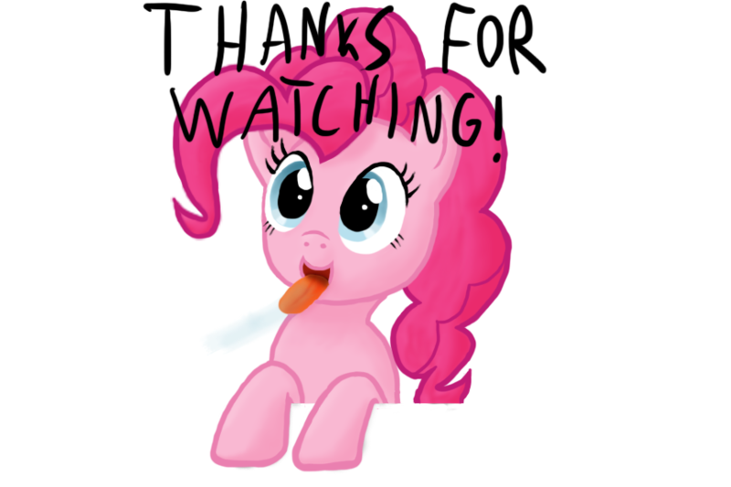 Size: 864x576 | Tagged: artist:10art1, derpibooru import, pinkie pie, safe, thanks