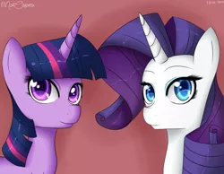 Size: 900x698 | Tagged: artist:mistchasers, derpibooru import, rarity, safe, twilight sparkle