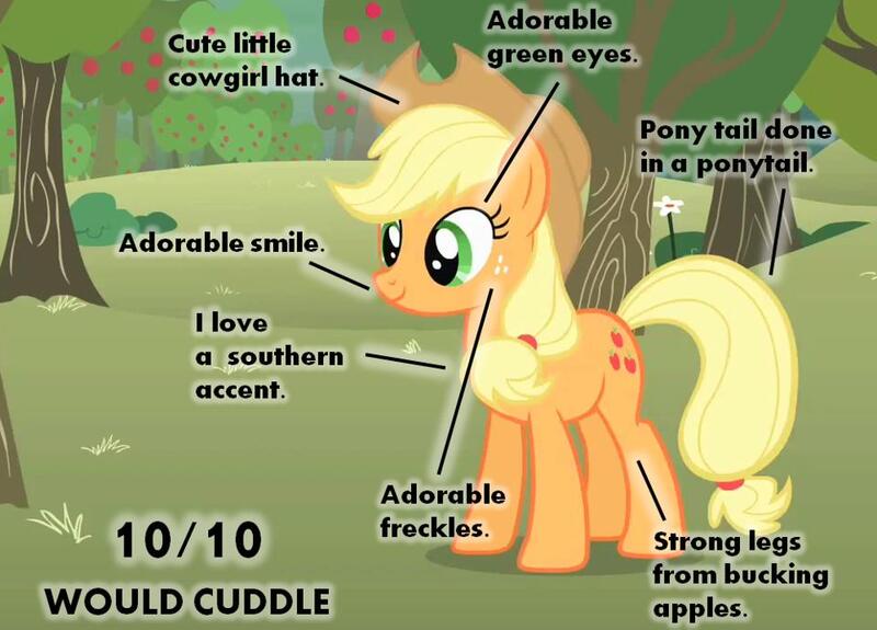 Size: 960x690 | Tagged: 10/10, analysis, applejack, best pony, facts, image macro, safe, solo