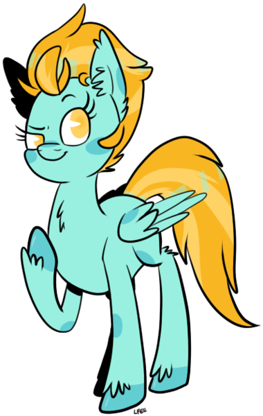 Size: 398x629 | Tagged: artist:soullessteddybear, derpibooru import, lightning dust, safe, simple background, solo, transparent background, unshorn fetlocks, wonderbolts academy