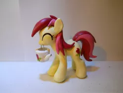 Size: 2048x1536 | Tagged: safe, artist:earthenpony, derpibooru import, roseluck, pony, custom, irl, photo, sculpture, solo, toy, watering can