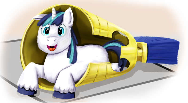 Size: 1665x913 | Tagged: artist:stormcrow-42, blank flank, colt, cute, derpibooru import, fluffy, miniaturized, safe, shining armor