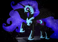 Size: 900x643 | Tagged: artist:anonymousblazeh, derpibooru import, nightmare moon, safe, season 1