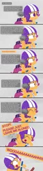 Size: 1280x5106 | Tagged: artist:dtcx97, blizzard, clothes, crying, derpibooru import, post-crusade, safe, scarf, scootabuse, scootaloo, sled, snow, snowfall, tumblr