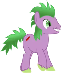 Size: 9248x11082 | Tagged: absurd resolution, artist:exbibyte, colored hooves, derpibooru import, ponified, ponified spike, safe, simple background, solo, species swap, spike, transparent background, vector