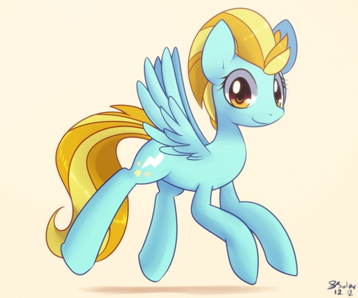 Size: 1200x1000 | Tagged: artist:solar-slash, derpibooru import, lightning dust, safe, solo, wonderbolts academy