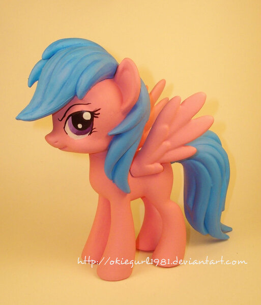 Size: 684x800 | Tagged: safe, artist:okiegurl1981, derpibooru import, firefly, pony, custom, funko, g1, g1 to g4, generation leap, irl, photo, solo, toy