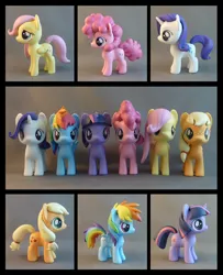 Size: 1000x1234 | Tagged: applejack, artist:krowzivitch, custom, derpibooru import, filly, fluttershy, irl, mane six, photo, pinkie pie, rainbow dash, rarity, safe, sculpture, twilight sparkle