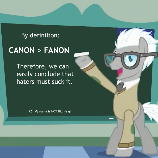 Size: 600x600 | Tagged: safe, derpibooru import, covalent bond, pony, canon, chalkboard, covalent board, exploitable meme, fanon, glasses, meme, meta