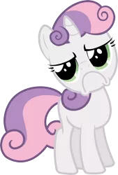 Size: 3500x5166 | Tagged: artist:sulyo, :c, derpibooru import, pouting, pure unfiltered evil, safe, simple background, solo, sweetie belle, sweetie frown, transparent background, vector