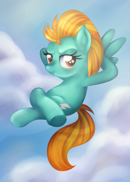 Size: 1000x1400 | Tagged: artist:kirajoleen, derpibooru import, lightning dust, safe, wonderbolts academy