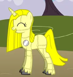 Size: 414x437 | Tagged: derpibooru import, franken fran, madaraki fran, ponified, pony creator, safe