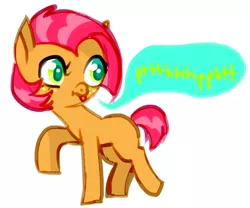 Size: 600x500 | Tagged: ask, ask one bad apple, babs seed, blank flank, derpibooru import, freckles, mane, onomatopoeia, raspberry, raspberry noise, safe, tail, tumblr