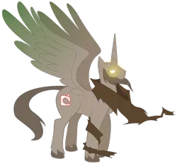 Size: 1024x947 | Tagged: alicorn, derpibooru import, glowing eyes, male, minecraft, mojang, notch, ponified, safe, simple background, solo, transparent background