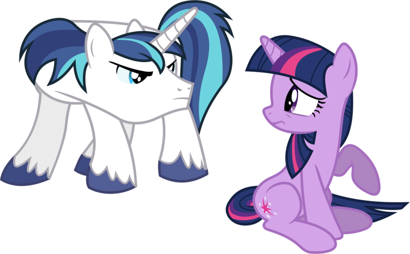 Size: 6310x3920 | Tagged: angry, artist:90sigma, brother and sister, derpibooru import, female, male, safe, shining armor, simple background, transparent background, twilight sparkle, vector