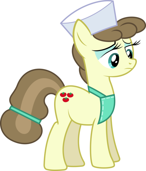 Size: 3368x3930 | Tagged: apron, artist:baumkuchenpony, clothes, derpibooru import, hat, roma, safe, simple background, solo, transparent background, vector