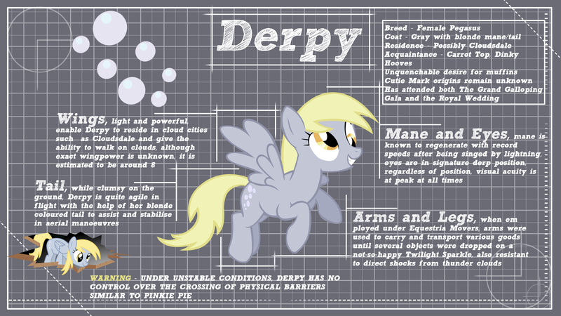 Size: 1920x1080 | Tagged: safe, artist:ikonradx, derpibooru import, derpy hooves, pegasus, pony, blueprint, female, mare, wallpaper