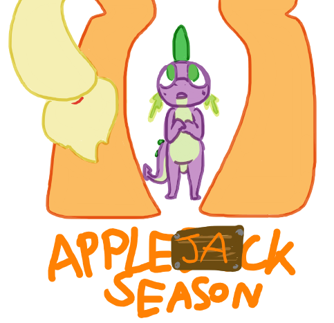 Size: 483x467 | Tagged: applejack, applespike, artist:the weaver, comic, comic:applejack season, derpibooru import, female, foalcon, framed by legs, interspecies, male, shipping, simple background, spike, straight, suggestive, white background