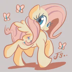 Size: 1200x1200 | Tagged: artist:docwario, butterfly, derpibooru import, fluttershy, safe, solo