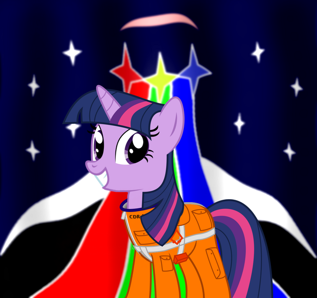 Size: 1264x1188 | Tagged: safe, artist:eagle1division, derpibooru import, twilight sparkle, unicorn, astronaut, solo, spacesuit, unicorn twilight, vector