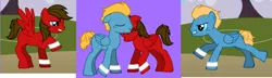 Size: 1024x296 | Tagged: crossover, derpibooru import, femscout, oc, ponified, pony creator, safe, scout, shipping, team fortress 2