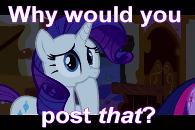 Size: 400x267 | Tagged: animated, derpibooru import, rarity, reaction image, safe, why, why would you post that