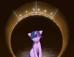 Size: 1320x1020 | Tagged: artist:ergocogito, derpibooru import, magic, meditating, runes, safe, solo, twilight sparkle