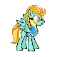 Size: 80x80 | Tagged: artist:kevfin, derpibooru import, lightning dust, pixel art, safe, wonderbolt trainee uniform