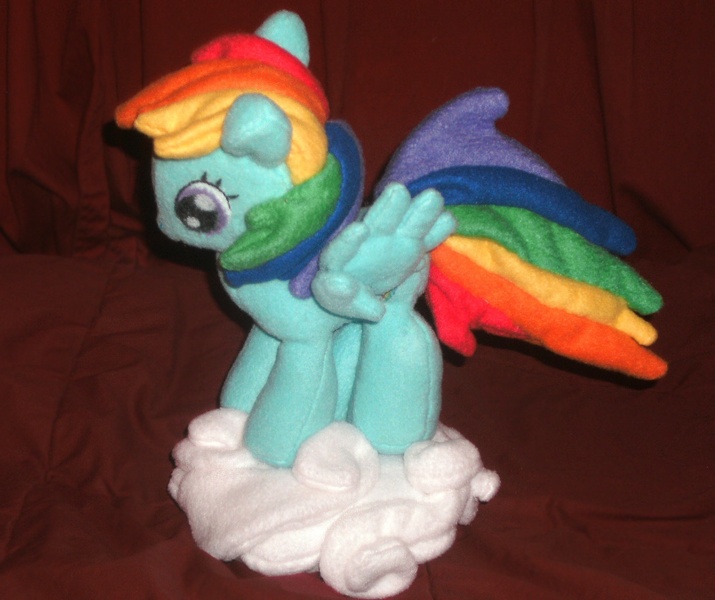 Size: 1425x1195 | Tagged: artist needed, cloud, cute, derpibooru import, irl, photo, plushie, rainbow dash, safe