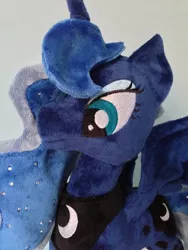 Size: 774x1032 | Tagged: artist:pinkamoone, close-up, derpibooru import, doll, irl, photo, plushie, princess luna, safe, solo, toy