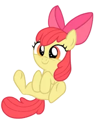 Size: 413x517 | Tagged: safe, artist:lifelspain, derpibooru import, apple bloom, earth pony, pony, adorabloom, cute, female, filly, hooves to the chest, simple background, solo, transparent background, vector