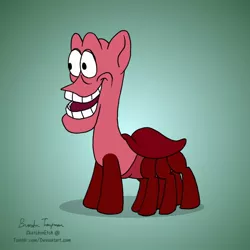 Size: 894x894 | Tagged: artist:sketchinetch, derpibooru import, nightmare fuel, not salmon, ponified, safe, sebastian, the little mermaid, wat, what has science done, why