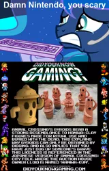 Size: 500x782 | Tagged: animal crossing, did you know gaming, exploitable meme, gamer luna, gamer meme, meme, nintendo, obligatory pony, princess luna, safe, tv meme