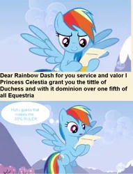 Size: 639x836 | Tagged: exploitable meme, letter, letter meme, meme, pun, rainbow dash, safe