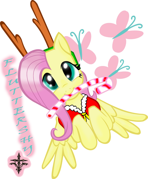 153683 Safe Artist Deserted Wolf Derpibooru Import Fluttershy