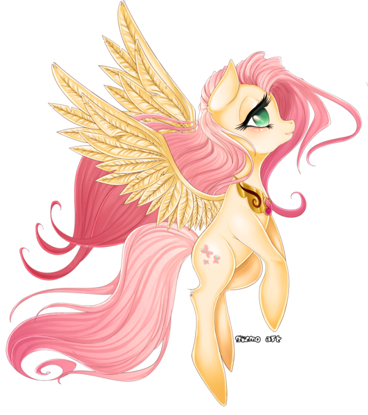 Size: 4708x5311 | Tagged: absurd resolution, artist:g-malcott, derpibooru import, element of kindness, fluttershy, safe, solo