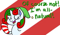 Size: 678x397 | Tagged: safe, artist:srsishere, derpibooru import, princess skyla, oc, unofficial characters only, alicorn, pony, christmas, clothes, socks, solo, sparkles, striped socks