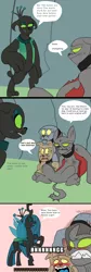 Size: 800x2390 | Tagged: artist:klondike, ask, ask the diamond dogs, comic, derpibooru import, diamond dog, fido, hnnng, queen chrysalis, real heart attack, rover, spot, suggestive, tumblr