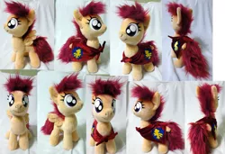 Size: 2932x2000 | Tagged: artist:rens-twin, cape, clothes, cmc cape, derpibooru import, irl, photo, plushie, safe, scootaloo, solo
