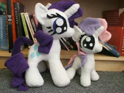 Size: 2848x2136 | Tagged: artist:kittyfoot, derpibooru import, irl, photo, plushie, rarity, safe, sweetie belle