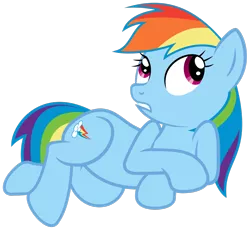 Size: 1600x1466 | Tagged: safe, artist:janocota, derpibooru import, rainbow dash, earth pony, pony, sleepless in ponyville, earth pony rainbow dash, female, mare, race swap, simple background, solo, transparent background, vector, wingless