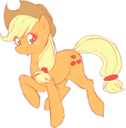 Size: 1000x1018 | Tagged: safe, artist:taxidermy-animals, derpibooru import, applejack, earth pony, pony, solo