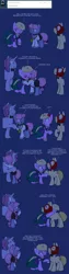 Size: 843x3321 | Tagged: artist:carnifex, ask velvet, derpibooru import, oc, oc:blackberry cream, oc:crunch time, oc:strap, oc:velvet, safe, unofficial characters only