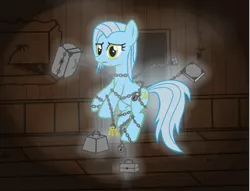 Size: 1190x908 | Tagged: safe, artist:evil-dec0y, derpibooru import, oc, oc:ghost, ponified, earth pony, ghost, pony, a christmas carol, chains, crossover, female, jacob marley, mare, solo