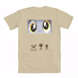 Size: 1000x1000 | Tagged: safe, derpibooru import, official, derpy hooves, pegasus, pony, box, clothes, female, gameloft, irl, mare, merchandise, photo, shirt, t-shirt, welovefine